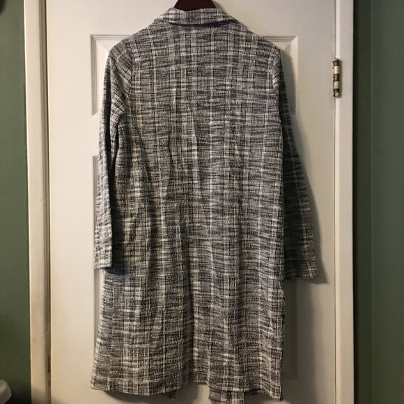 Melloday Notch Lapel Long Knit Jacket - Picture 7 of 10